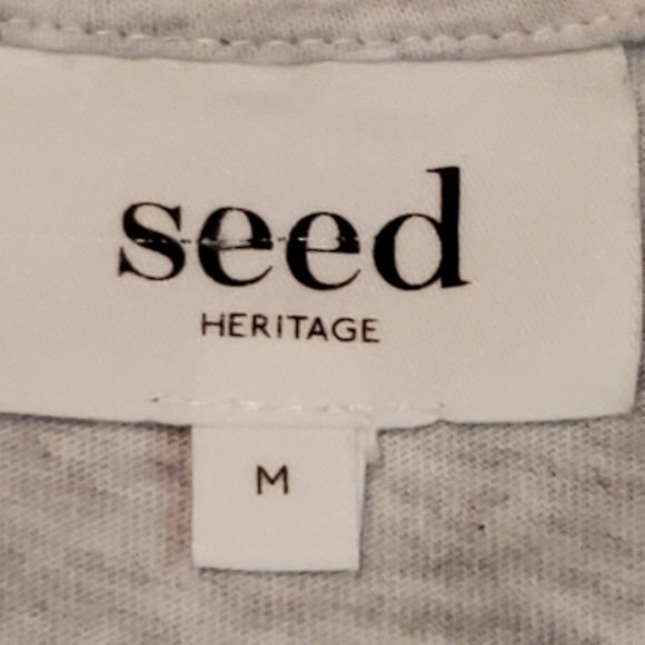 4/$20 Seed Gold Sequin Triangle Pattern Tee - Picture 5 of 6